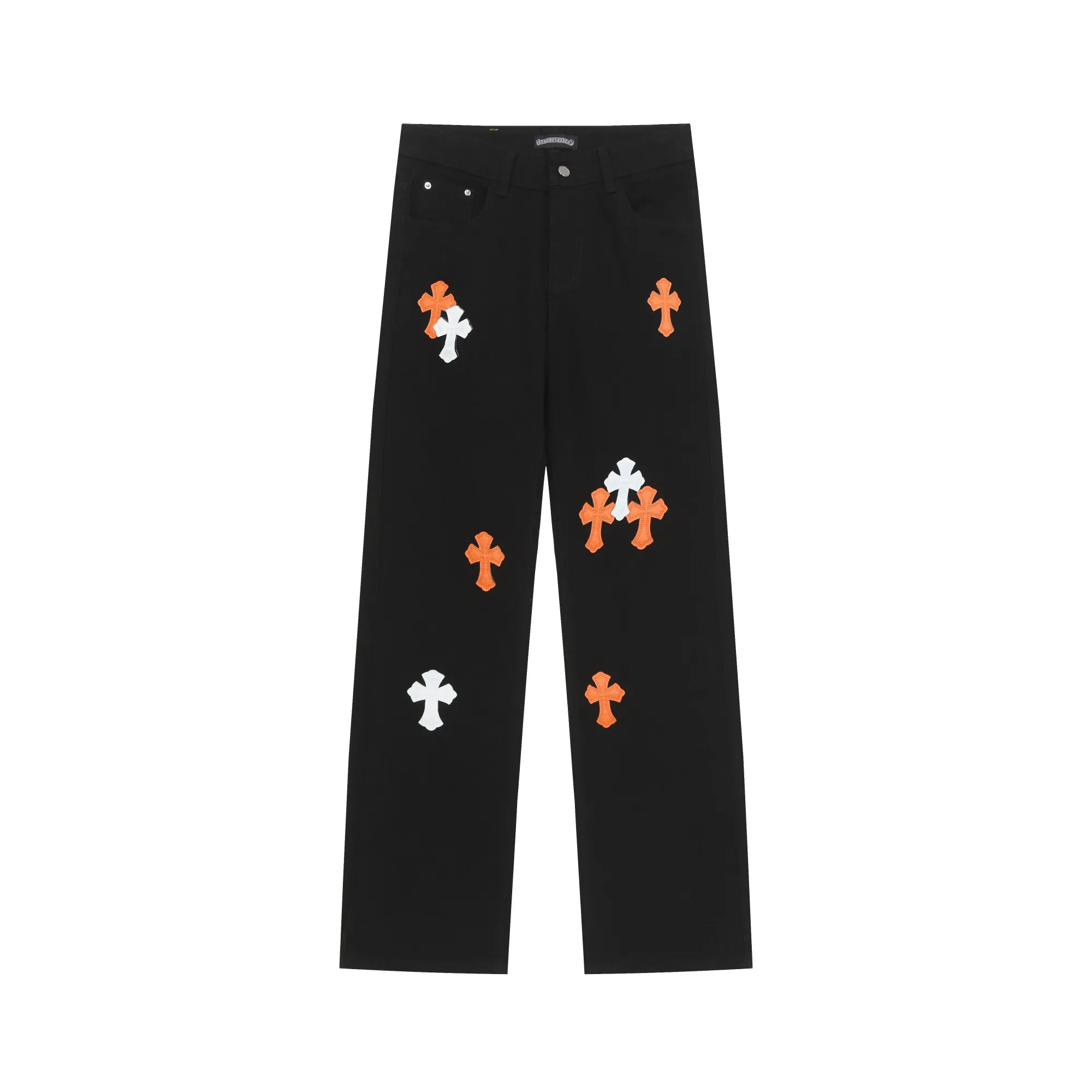 P256 Actual photo [High quality] Coding: LH007 Color: Picture color Size: S to XXXL - Chrome Hearts/Chrome Hearts Classic colored leather cross washed color cloth unisex denim trousers - Vibe style straight stacked god-level version - Carbon fine bias denim color cloth - Old vintage complete set of hardware - Chrome Hearts high version uses high ounce custom fabrics, enzyme washing and soft color fixation, soft and thick to wear The details are all produced by pure hand polishing and craftsmanship. All-over jacquard fabrics have unique design styles. Multiple processes create a full retro feel. Niche unique non-colliding shirts. Customized old spray-painted buttons. Every detail is crafted with craftsmanship. Size Pants length Waist Hips Unit cm S 98 68 100 M 99 72 104 L 100 76 108 XL 101 80 112 XXL 102 84 116 XXXL 103 88 120